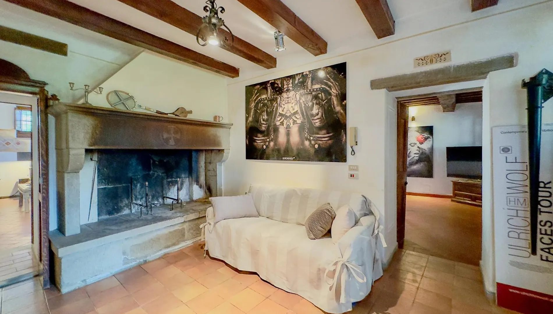 Ferienwohnung Fortuna Del Lupo Mit Pool Und Aussicht Subbiano Olaszország